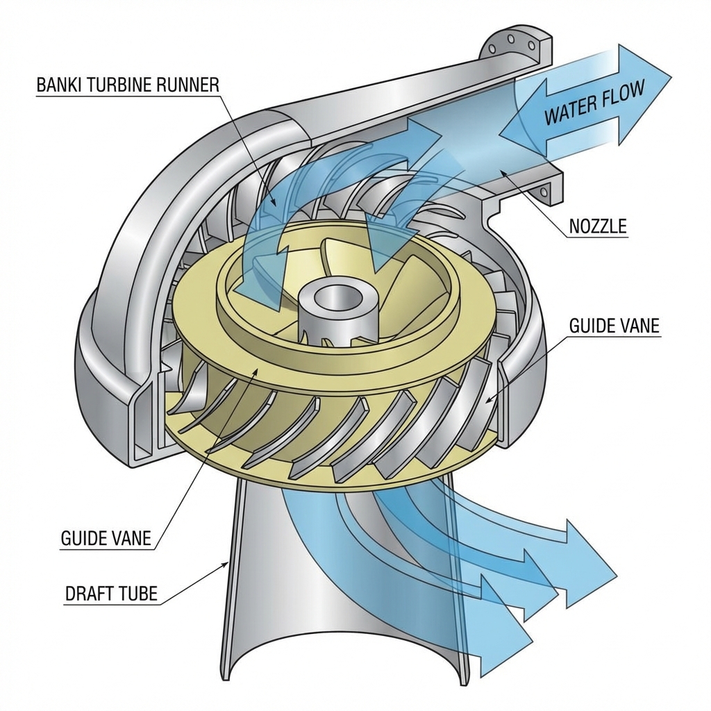 Cross-Flow Türbin